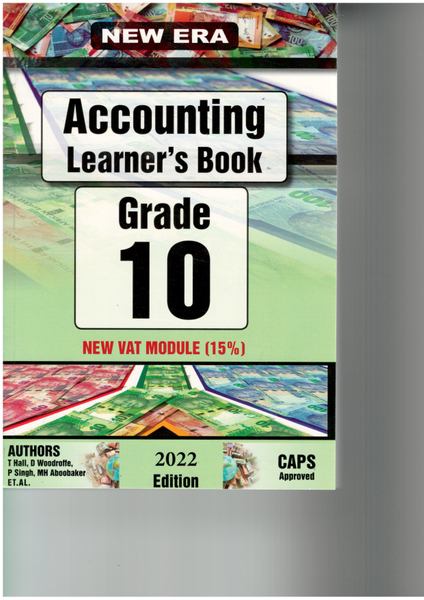 New Era Accounting Grade 10 Learners Book (1 Year License)