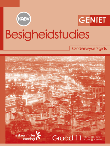 Geniet Besigheidstudies Graad 11 Onderwysersgids ePDF (1-year licence)