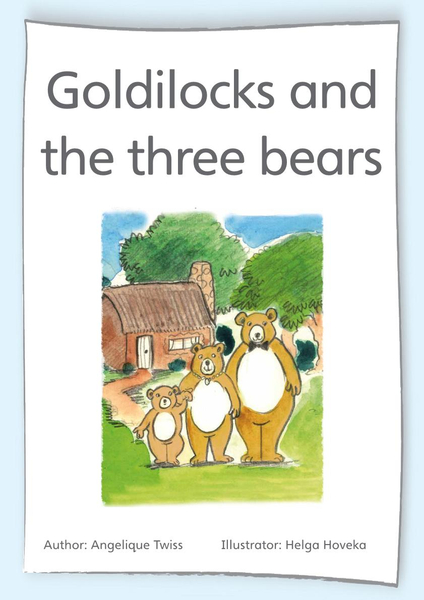 Big Books Goldilocks and the three bears English