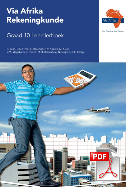 eBoek (ePDF): Via Afrika Rekeningkunde Graad 10 Leerderboek