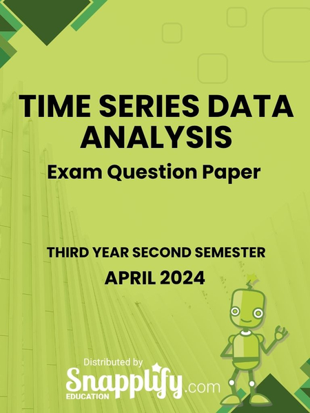 Time Series Data Analysis Third Year April 2024