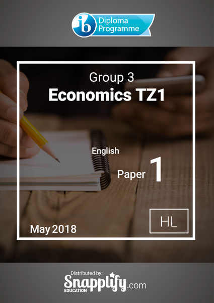Group 3 - Economics paper 1 TZ1 HL