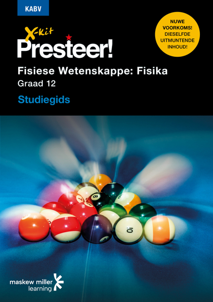 X-kit Presteer! Fisiese Wetenskappe: Fisika Graad 12 Studiegids ePDF (perpetual licence)