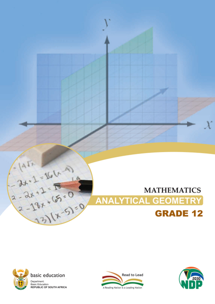 Study Guide Mathematics Analytical Geometry Grade 12 CAPS