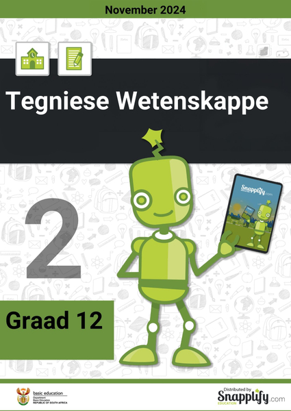Tegniese Wetenskappe Vraestel 2 Graad 12 November 2024