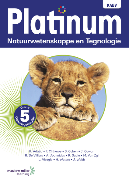 Platinum Natuurwetenskappe en Tegnologie Graad 5 Onderwysersgids ePDF (1-year licence)