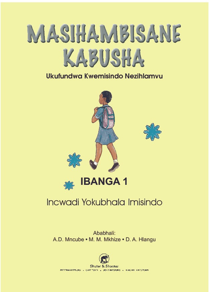 E MASIHAMBISANE KABUSHA (PHONIC PROG) GRADE 1 WORK BOOK