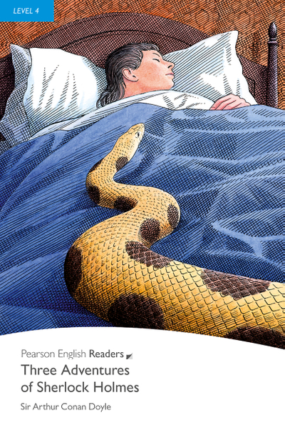 Level 4: Three Adventures of Sherlock Holmes ePub with Integrated Audio