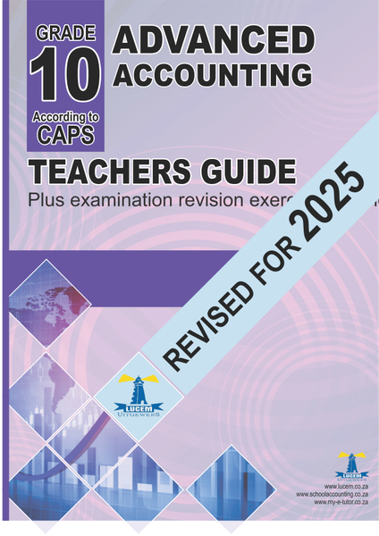 Advanced Accounting Teachers Guide Gr 10