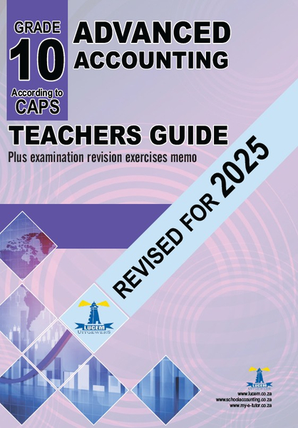 Advanced Accounting Teachers Guide Gr 10