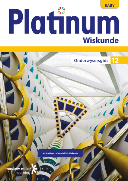 Platinum Wiskunde Graad 12 Onderwysersgids ePDF (1-year licence)