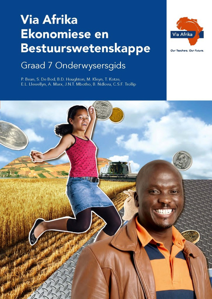 eBoek (ePDF): Via Afrika Ekonomiese en Bestuurswetenskappe Graad 7 Onderwysersgids