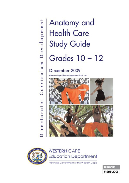 Anatomy and Health Care Study Guide Grades 10 Ð 12