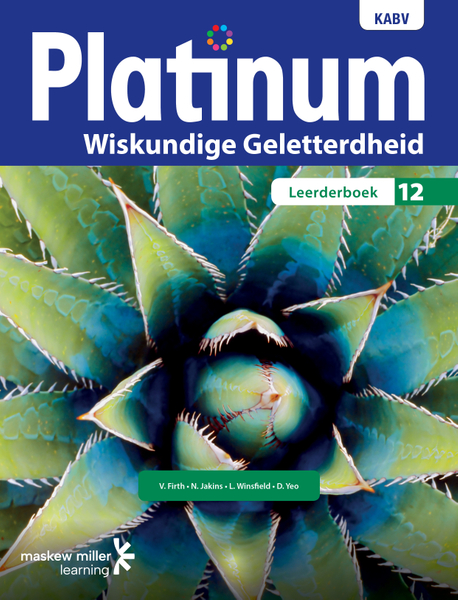 Platinum Wiskundige Geletterdheid Graad 12 Leerderboek ePUB (1-year licence)