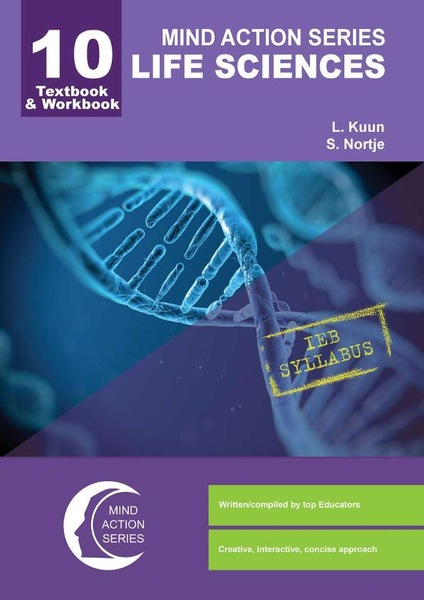 MIND ACTION SERIES Life Sciences Gr 10 Textbook & Workbook IEB (2019) 3 year licence