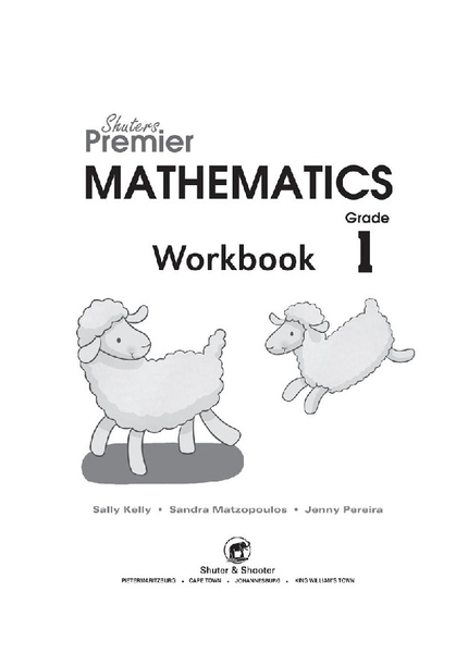 E SHUTERS PREMIER MATHEMATICS GRADE 1 WORKBOOK