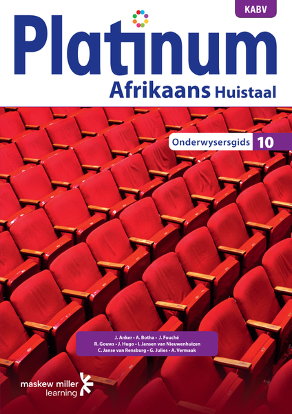 Platinum Afrikaans Huistaal Graad 10 Onderwysersgids ePDF (perpetual licence)