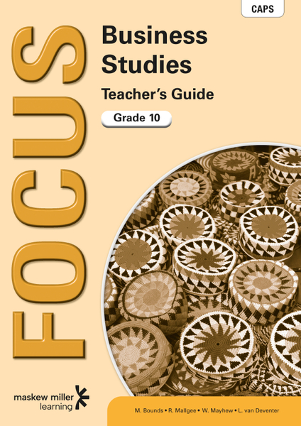 Focus Business Studies Grade 10 Teacher's Guide ePDF (perpetual licence)