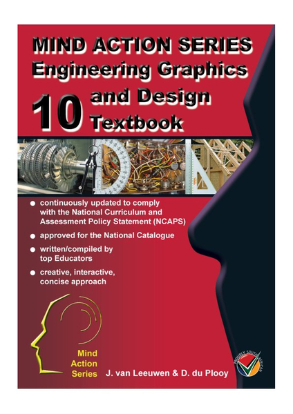 MIND ACTION SERIES Engineering Graphics and Design Gr 10 Textbook NCAPS - (2015) PDF (1 Year Licence)