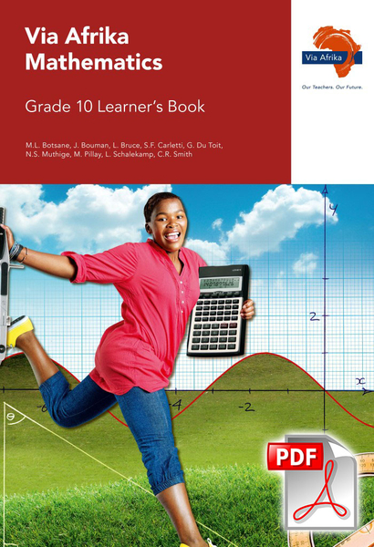eBook (ePDF): Via Afrika Mathematics Grade 10 Learner's Book