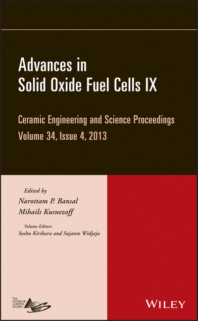 Advances in Solid Oxide Fuel Cells IX, Volume 34, Issue 4 – DC eBOOKS