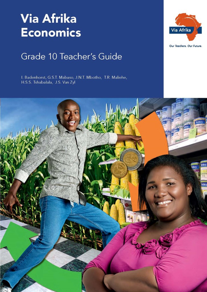 eBook (ePDF): Via Afrika Economics Grade 10 Teacher's Guide
