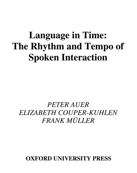 Language in Time