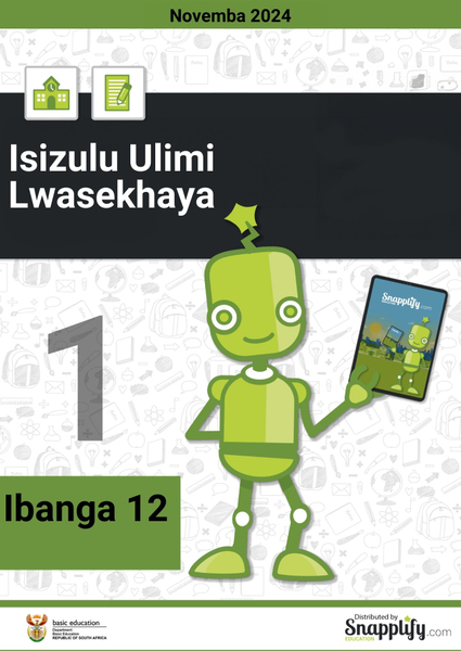 Isizulu Ulimi Lwasekhaya Iphepha Lokuqala Ibanga 12 Lwezi 2024