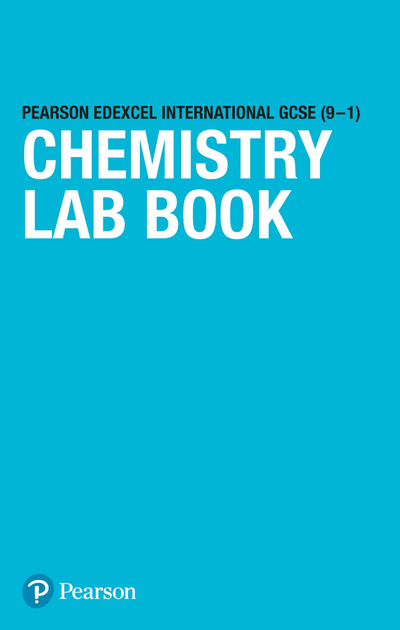 Pearson Edexcel International GCSE (9-1) Chemistry Lab Book (licence)
