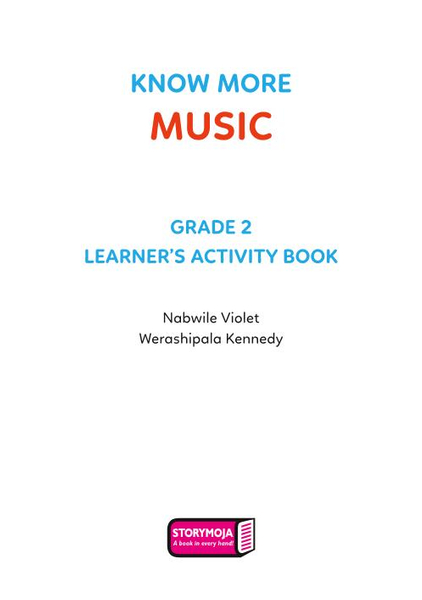 Know More Music Learner's Activity Book Grade 2