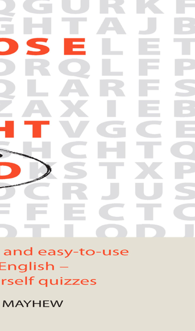Choose The Right Word