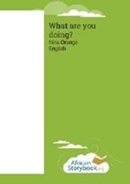 What are you doing?