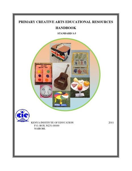 Creative Arts Class 1 - 3 Handbook